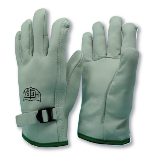 Guante protector exterior de carnaza para guantes dieléctricos clases bajas