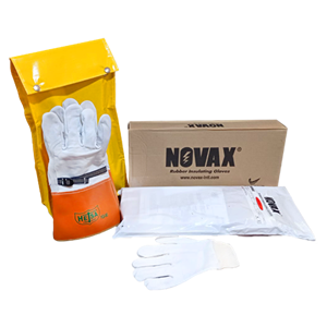 Kit guantes dieléctricos para trabajar 26500v, clase comermant.com